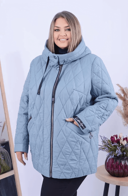 Стильные женские зимние куртки батал